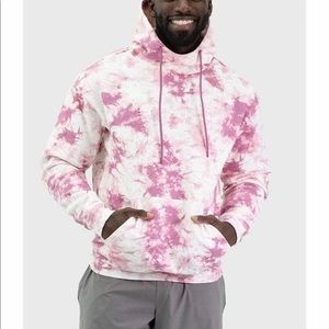 Tie dye sweatshirt PINK AND WHITE. Never used!